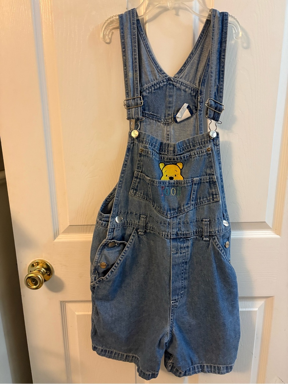 Vintage Pooh short overalls